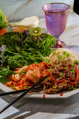 Korean Beef Bulgogi Ssambap