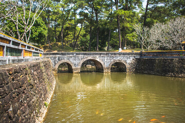 Fototapeta premium Tomb of Tu Duc emperor in Vietnam