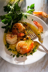 Portuguese Garlic Shrimp