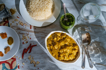 Indian Curry Chicken Korma
