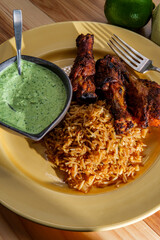Peruvian Chicken Green Sauce