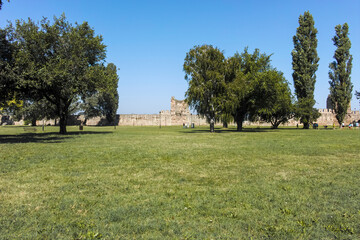 Smederevo Fortress at the coast of the Danube River, Serbia