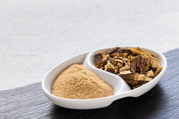 Licorice medicinal plant root