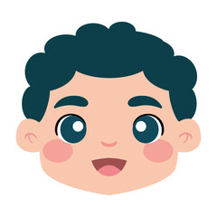 Fototapeta premium Isolated avatar of a boy cartoon - Vector