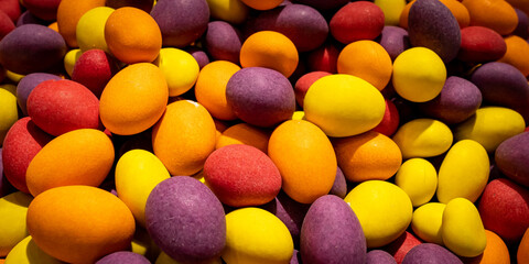 bunte Süßigkeiten Makro von BOnBon bis Gummibärchen