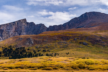 Mount Bierstadt on Guanella Pass Autumn in Colorado