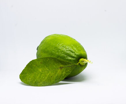 isolated aroma king lemon in white background with space for test