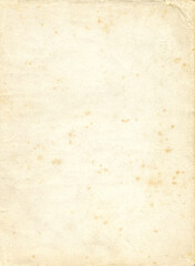 Old paper texture. Rough faded surface. Blank retro page. Empty place for text. Perfect for background and vintage style design.