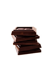 Chocolate isolated on white background