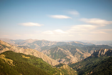 Zigana highland mountain scenery in the Black Sea region of , Gumushane, Turkey