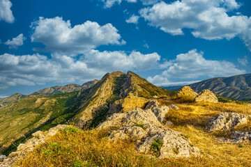 Naklejka premium Castellet de Castell de Castells, Alicante