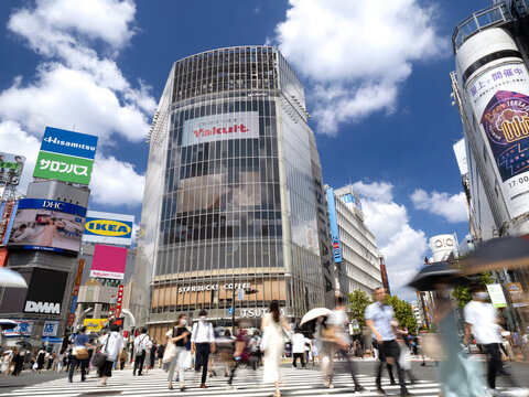 渋谷スクランブル交差点 のストック写真 ロイヤリティフリーの画像 ベクター イラスト Adobe Stock