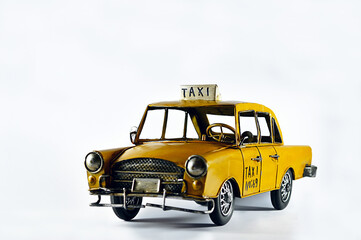 Obraz na płótnie Canvas vintage yellow car