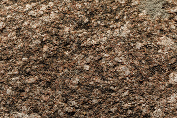 close-up of the texture of the stone by the lake.