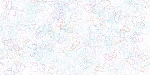 Fototapeta premium Light multicolor vector texture with memphis shapes.