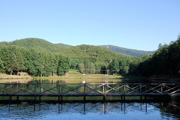 Water, mountain, sky in southern Italy