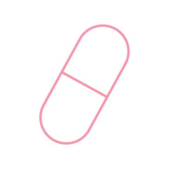 pill line style icon vector design