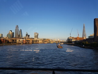 London Landscape of River Thames, London, United Kingdom