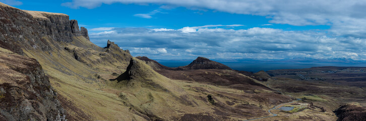 The Quiraing on Isle of Skye, Scotland
