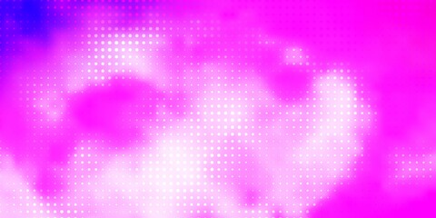 Light Purple, Pink vector layout with circle shapes. Illustration with set of shining colorful abstract spheres. Pattern for websites.