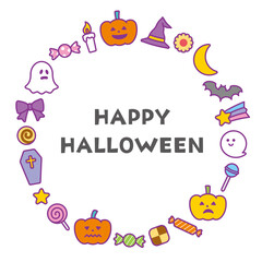 Fototapeta premium ハロウィンのかわいいフレーム