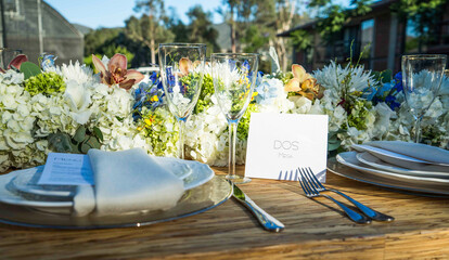 table wedding