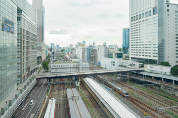 新宿駅南口からの風景