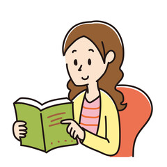 読書をする女性