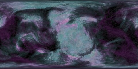3D render of Nebular cloud in deep space. purple and blue colours with stars