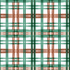 tweed Tart&aacute;n squares style handmade paint seamless pattern