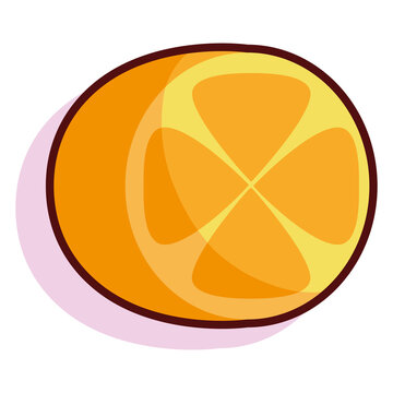 Isolated exotic fruit tropical diet icon- Vector