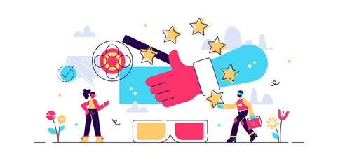 Movie review as cinema film feedback 