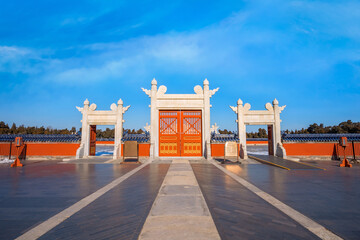 The Circular Mound Altar at the Temple of Heaven in Beijing, China