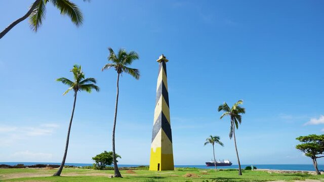 Faro Punta Torrecilla tourist attraction, Santo Domingo Este, Dominican Republic