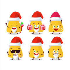 Santa Claus emoticons with coin purse cartoon character
