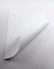 torn paper on white background