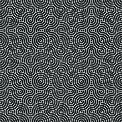 Overlapping Circles Pattern, art background.