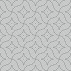 Overlapping Circles Pattern, art background.