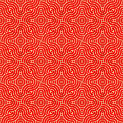 Overlapping Circles Pattern, art background.