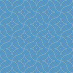 Overlapping Circles Pattern, art background.