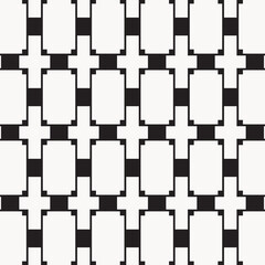Abstract black geometric of rectangle and square pattern on white background.