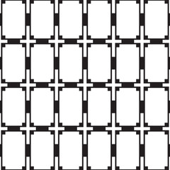 Abstract black geometric of rectangle and square pattern on white background.