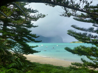 Landscapes from Lord Howe Island in the pacific ocean, Australia