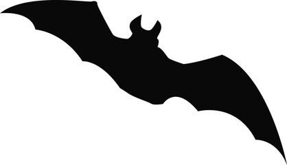 black bat silhouette, vector illustration design. Halloween Collection.