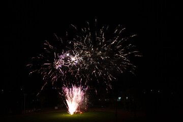 Fire Works in the night sky 