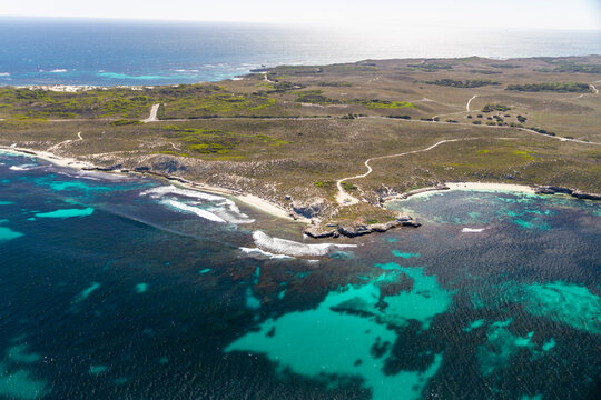 Aerial View Of Rottnest Island, Western Australia