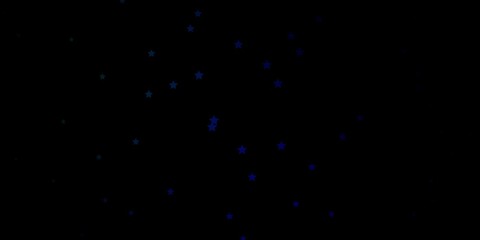 Dark Blue, Green vector texture with beautiful stars. Modern geometric abstract illustration with stars. Design for your business promotion.