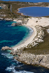 Aerial view of Rottnest Island, Western Australia