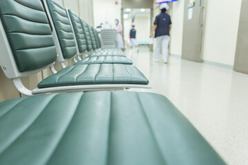 Waiting seats  for patients in the hospital