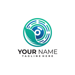 camera lens logo icon vector isolated